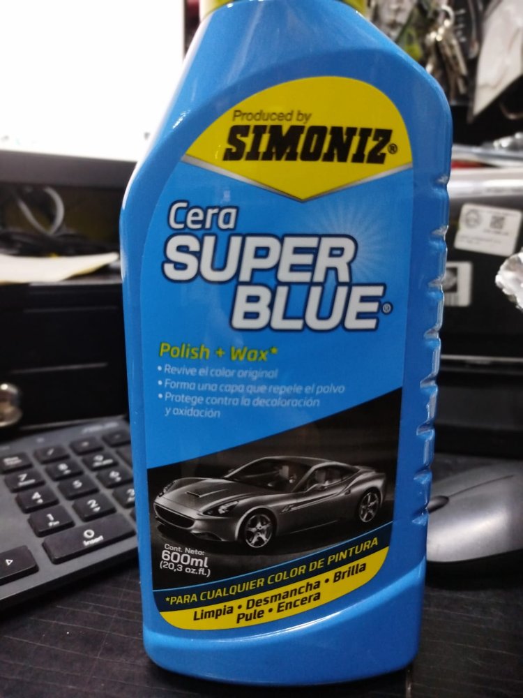 CERA SUPER BLUE 600ML SIMONIZ