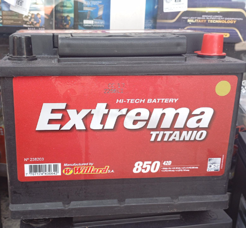 BATERIA EXTREMA WILLARD 850 42
