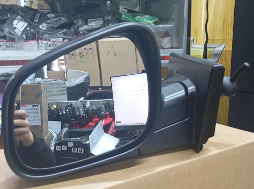 ESPEJO EXTERNO CHEVROLET SPARK GT/BEAT 20 NEGRO MANUAL S/LUZ IZQUIERDO TYC