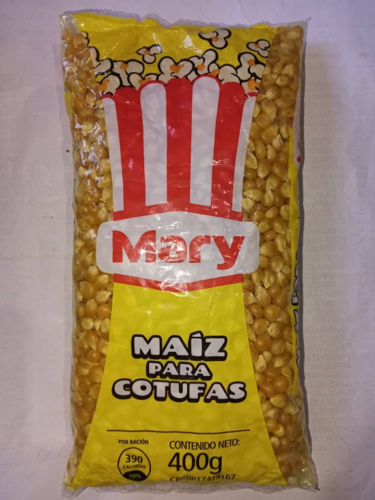 MAIZ DE COTUFAS MARY 400G POR UNIDAD