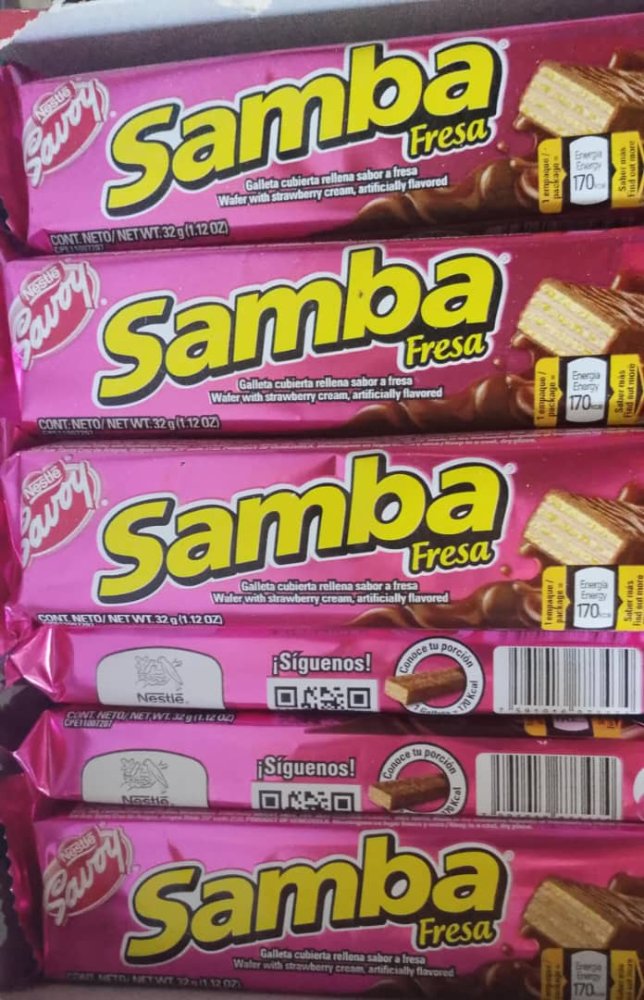 SAMBA FRESA SAVOY POR 640G UNIDAD