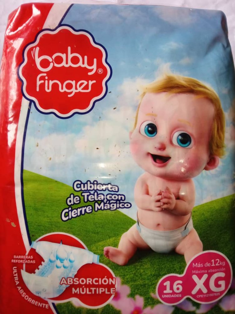 PAÑAL BABY FINGER XG POR UNIDAD