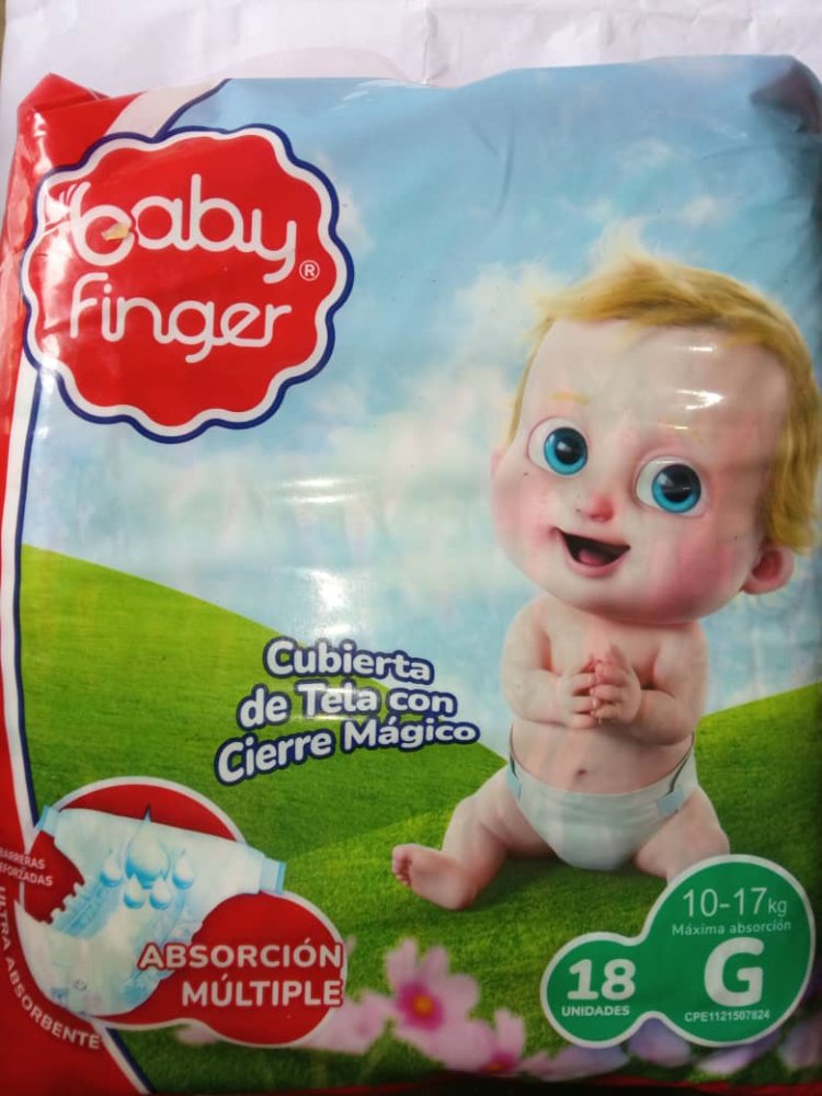 PAÑAL BABY FINGER G POR UNIDAD