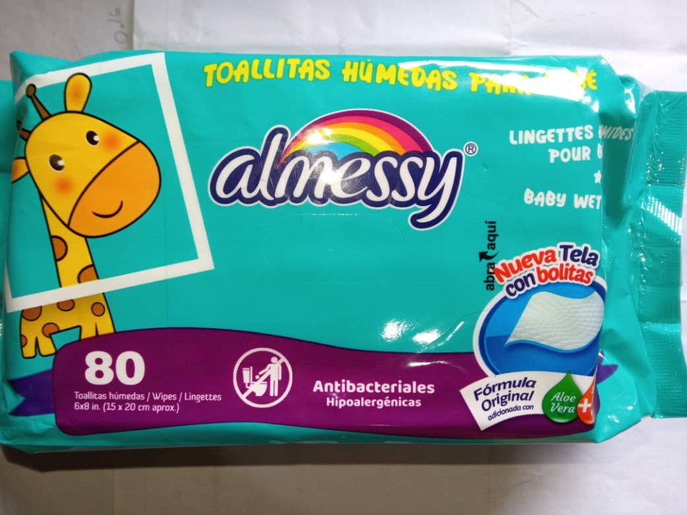 TOALLAS HUMEDAS ALMESSY POR UNIDAD