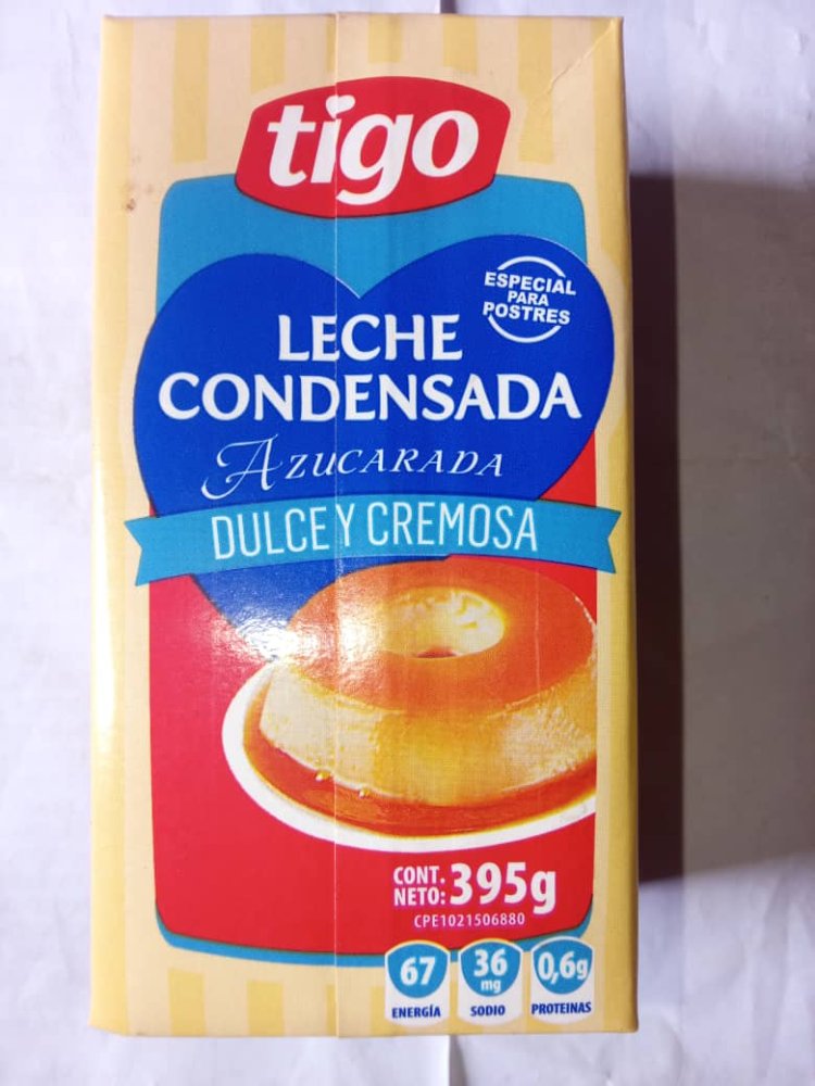 LECHE CONDENSADA TIGO DE CARTON POR UNIDAD
