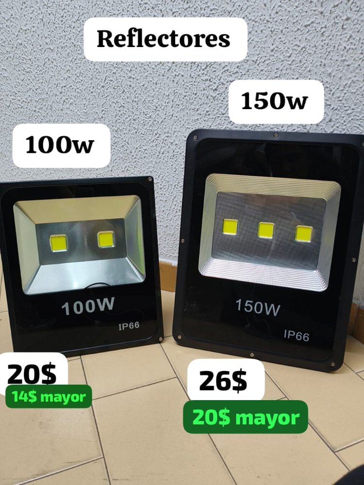 Reflectores 100W y 150W