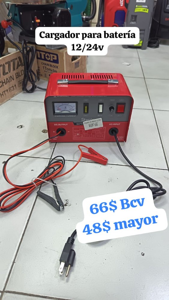 Cargador de Batería 12v / 24v Roccia