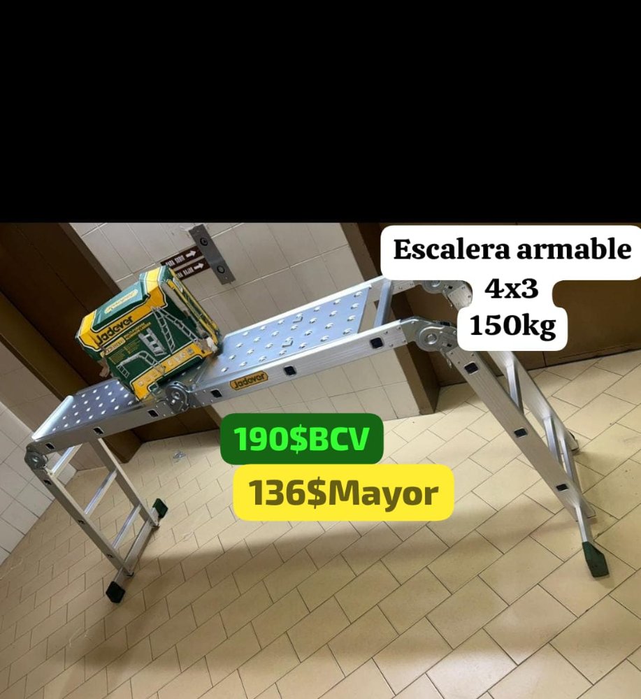 Escalera Armable 4x3 150 Kg Jadever