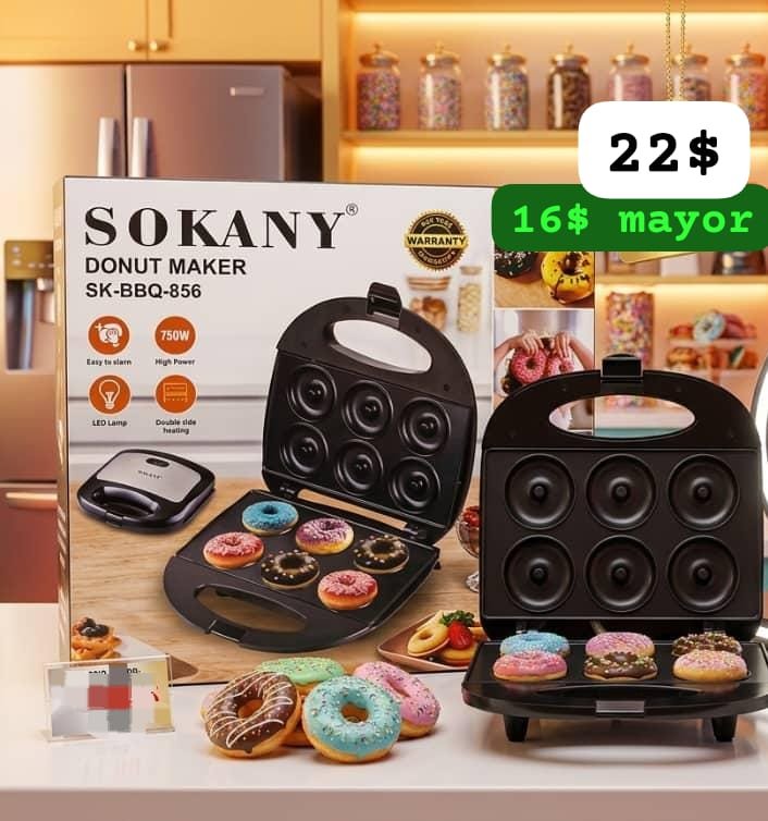 Máquina de Donas 6 Unidades Sokany