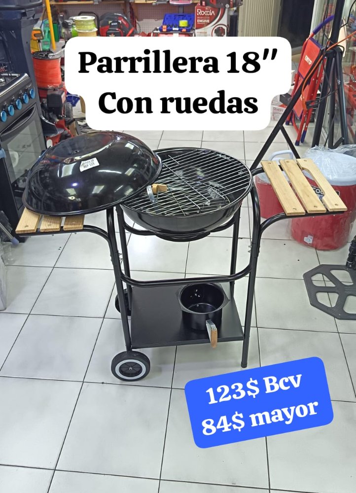 Parrillera 18" Con Ruedas