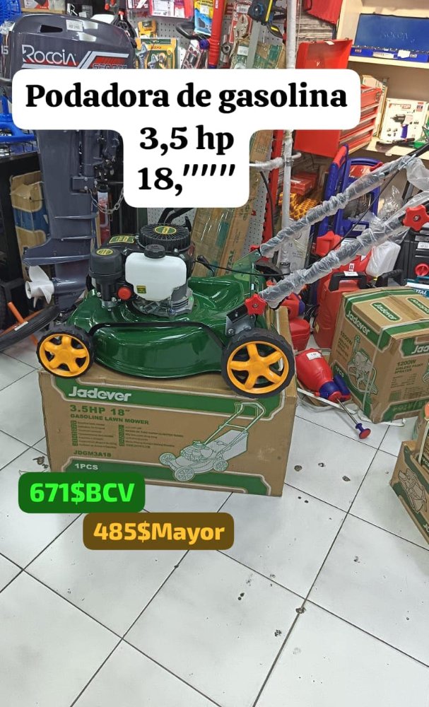 Podadora a Gasolina 3.5HP 18" Jadever