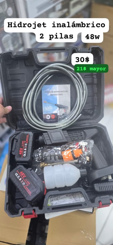 Hidrojet Inalámbrico 2 Baterías LI-ION