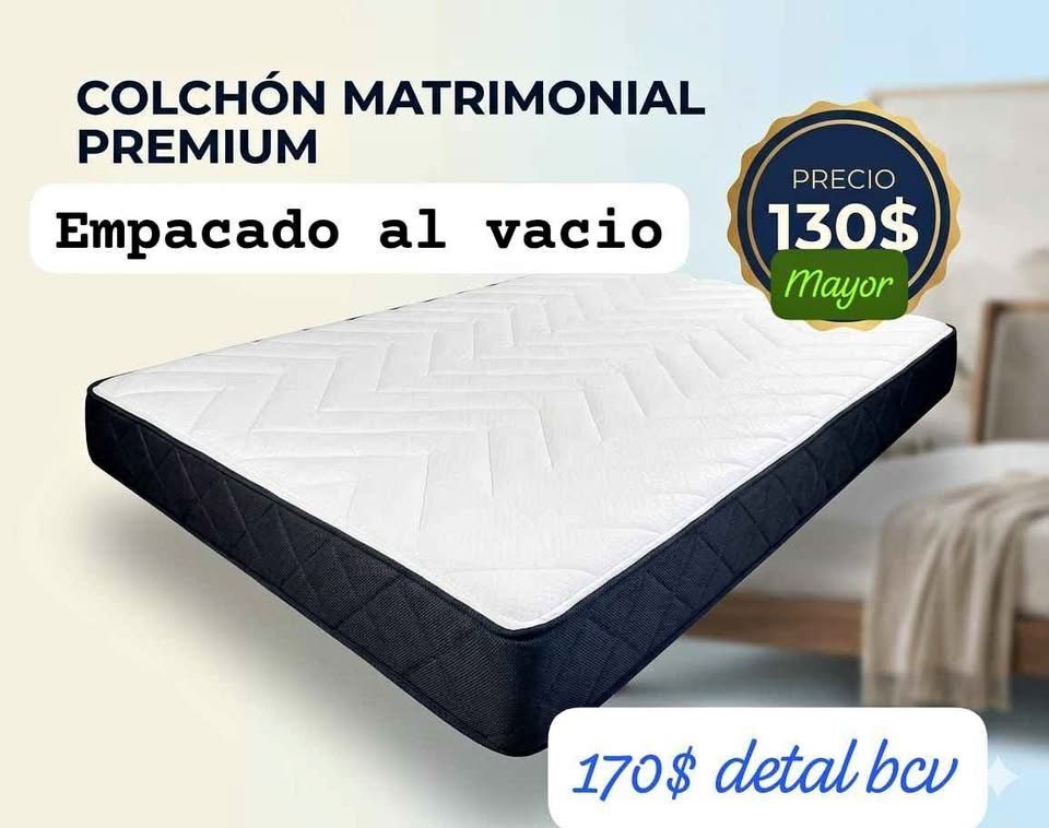 Colchón Matrimonial Al Vacío