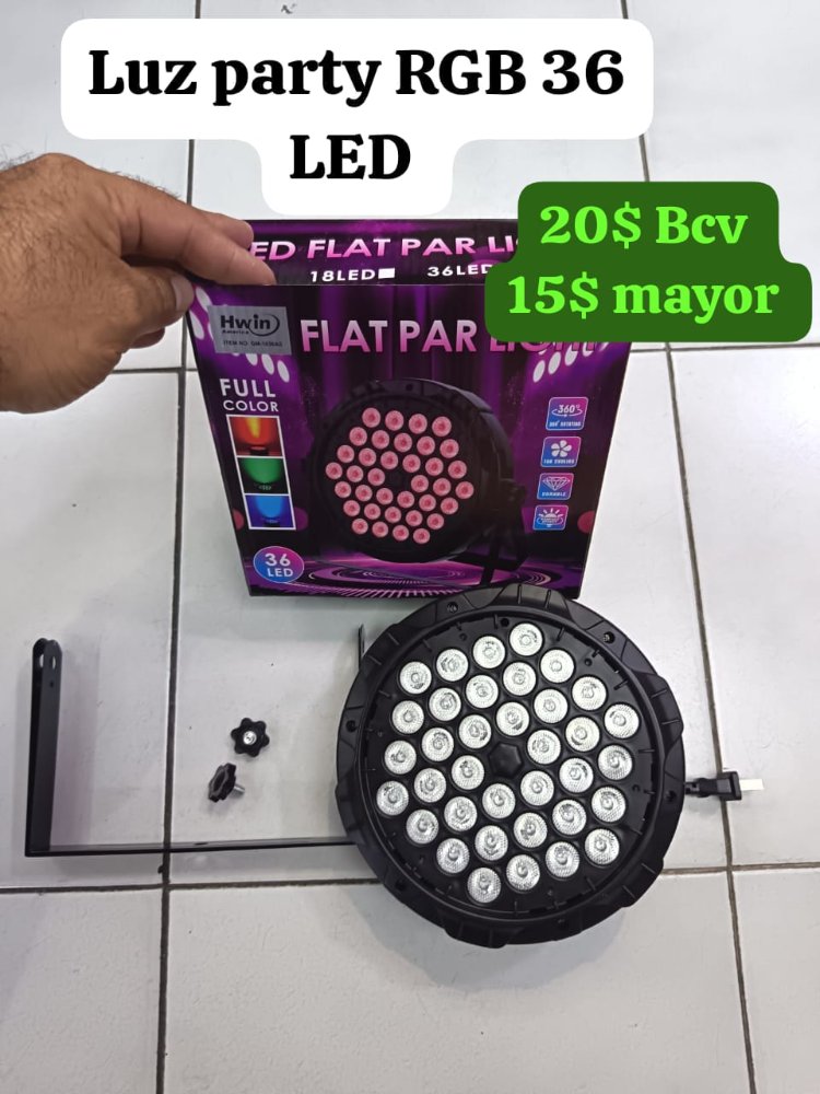 Luz RGB 36 Leds Hwin