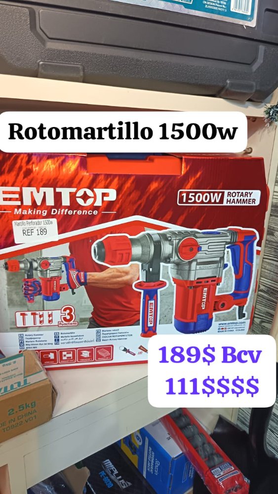 Rotomartillo 1500W Emtop