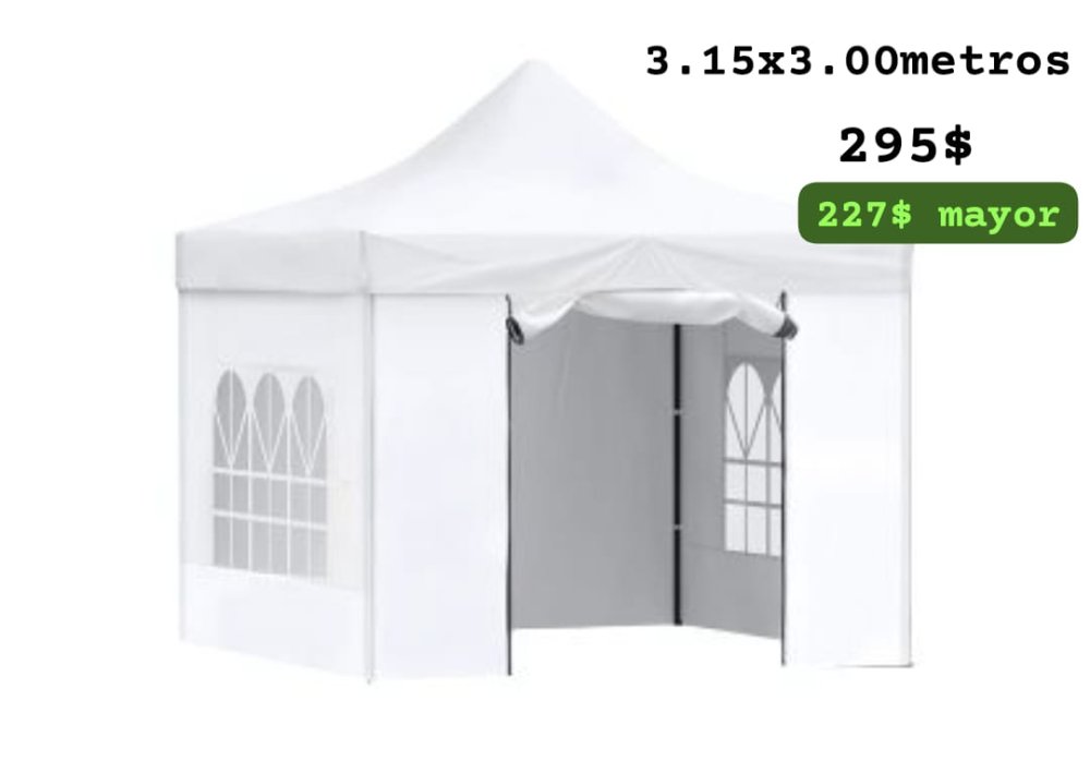 Toldo 3.15 x 3 M con Paredes