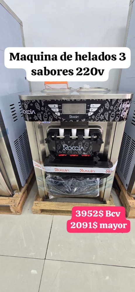 Máquina de Helados 3 Sabores 220V