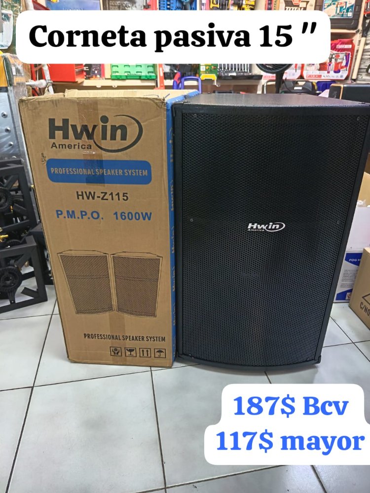 Corneta Pasiva 15" Hwin 1600W