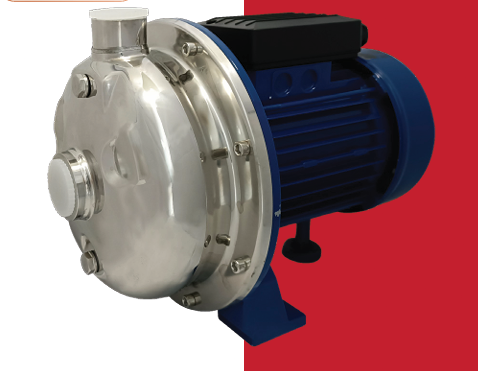 Bomba de Agua Centrífuga 1HP Con Impulsor de Acero Inoxidable Roccia