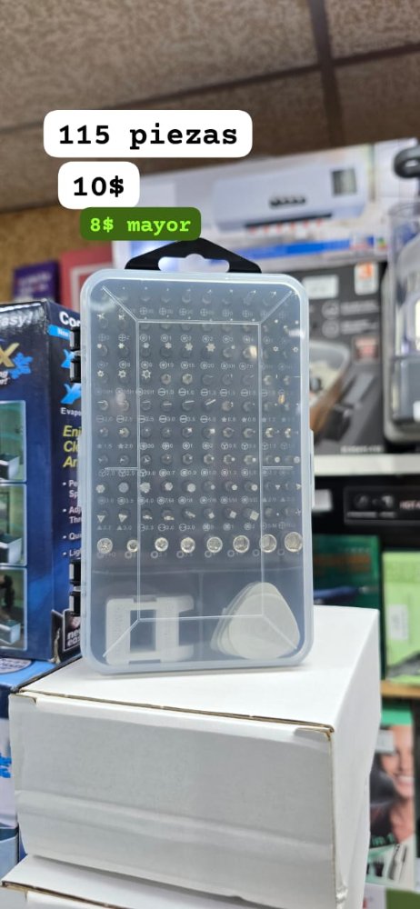 Kit de Puntas para Destornillador 115 Piezas