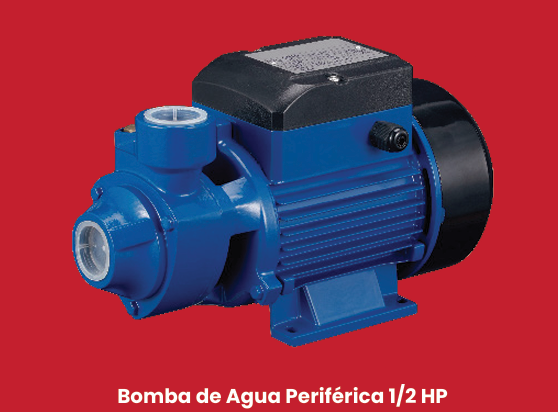 Bomba de Agua Periférica 1/2 HP Roccia
