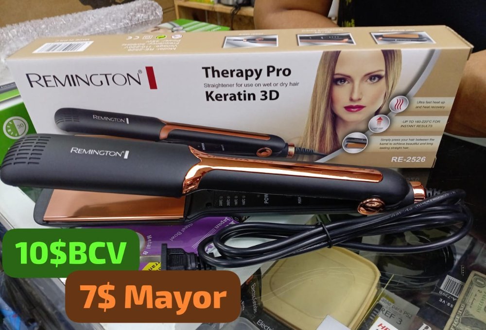 Plancha Remington Keratin y Aguacate