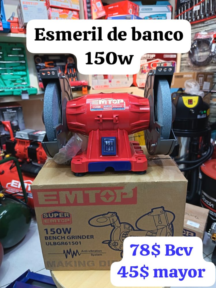 Esmeril de Banco 150W Emtop