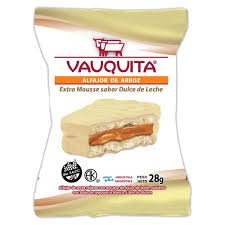 Alfajor Vauquita Arroz Mousse DDL y Baño Blanco