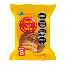 Alfajor Bon o Bon Negro Triple
