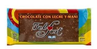 FelFort Tableta Leche/Mani 75g