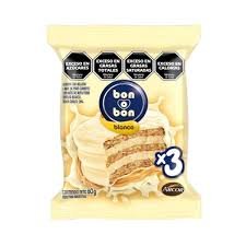 Alfajor Bon o Bon Blanco Triple