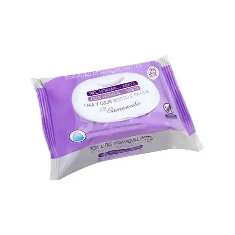 toallas desmaquillantes unik make up morado