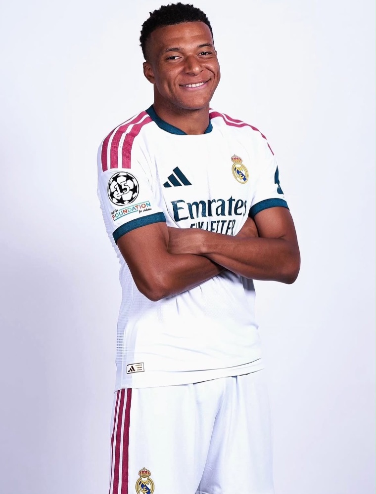 MBAPPE | UCL Camiseta hombre primera equipación 26/27 Real madrid - Edición Jugador