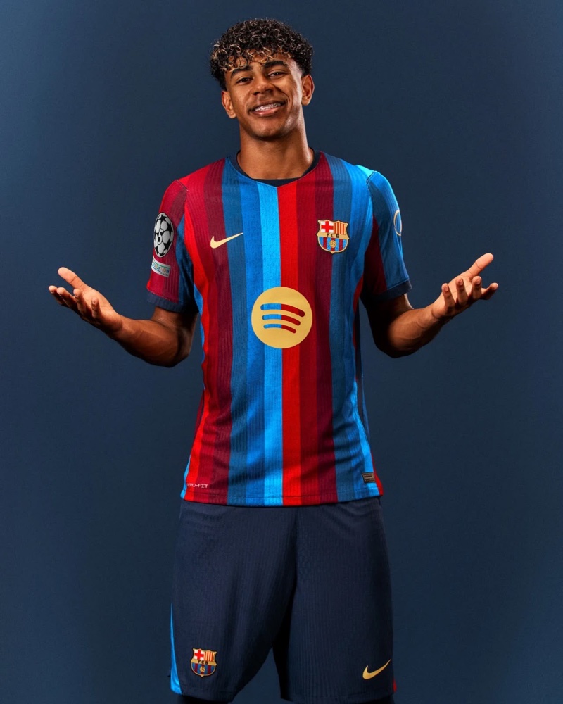 LAMINE YAMAL | UCL Camiseta hombre primera equipación 26/27 FC Barcelona - Edición Jugador