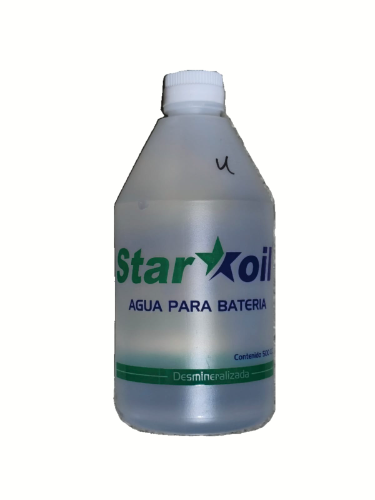 agua bateria star oil  500cc