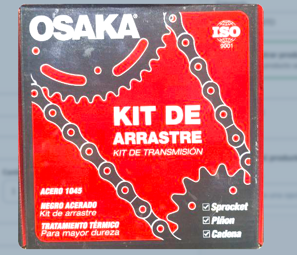 KIT ARRASTRE DR150-50-16T-428H-132L-6H-OSAKA
