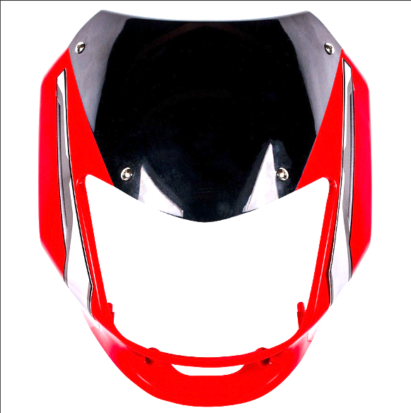 CARENAJE ROJO + VISOR + CALCA GRIS.BOXER CT 100-KS-ES/