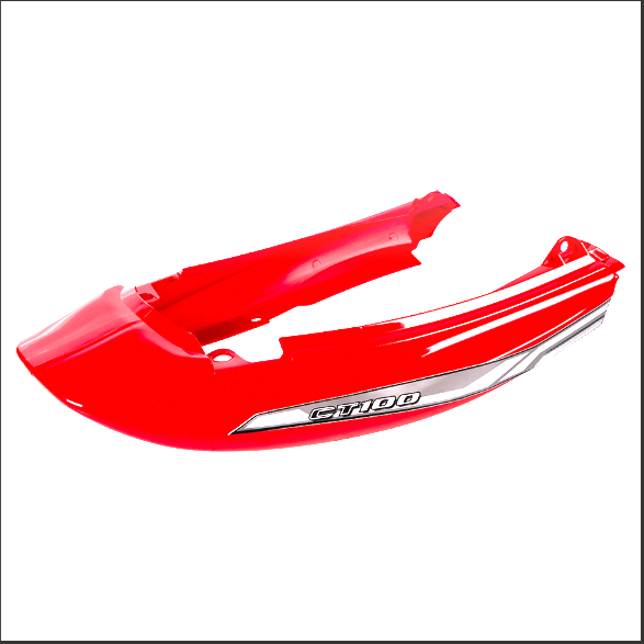 CUBIERTA SILLIN ROJO + CALCA GRIS FLEXIBLE.BOXER CT 100-KS-ES-CT 125/OEM)