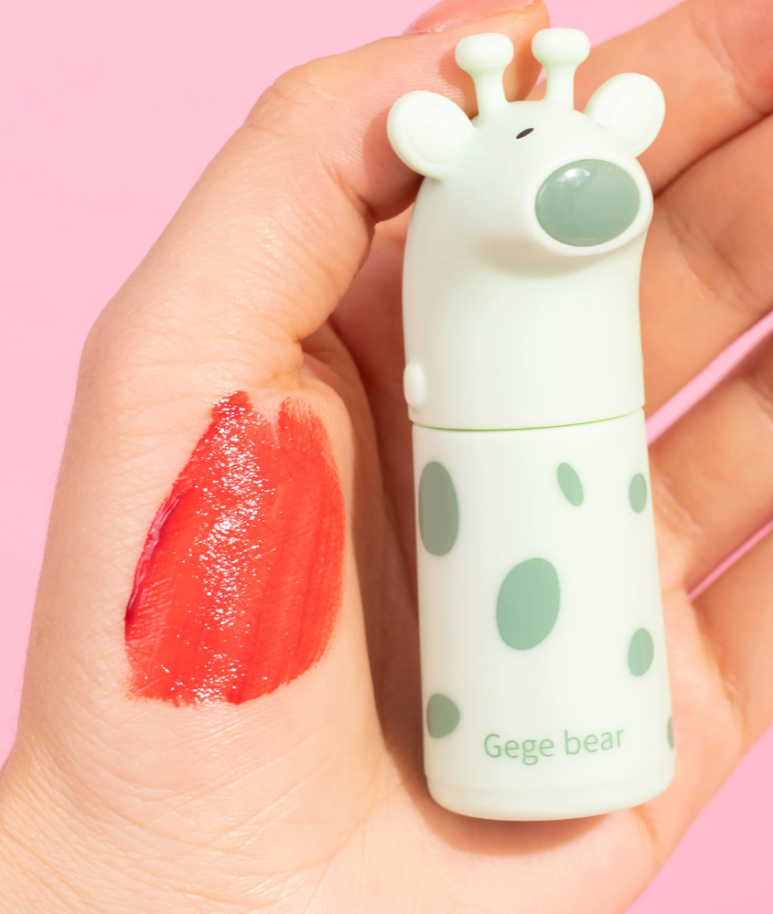 Lip Gloss Con Color Jirafa Gege Bear Tono 4