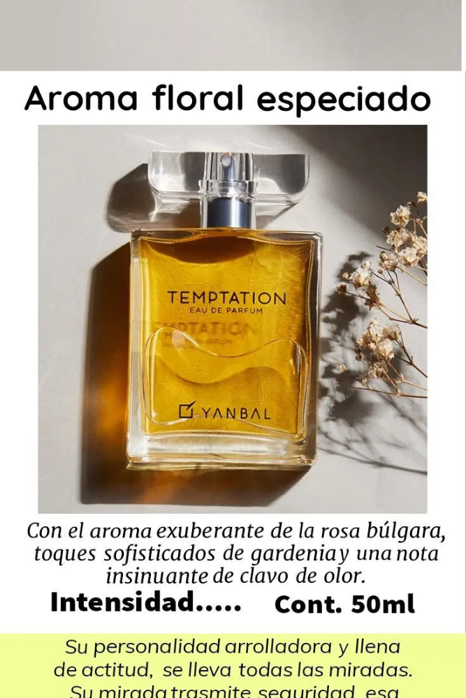 Locion Temptation Mujer Yanbal