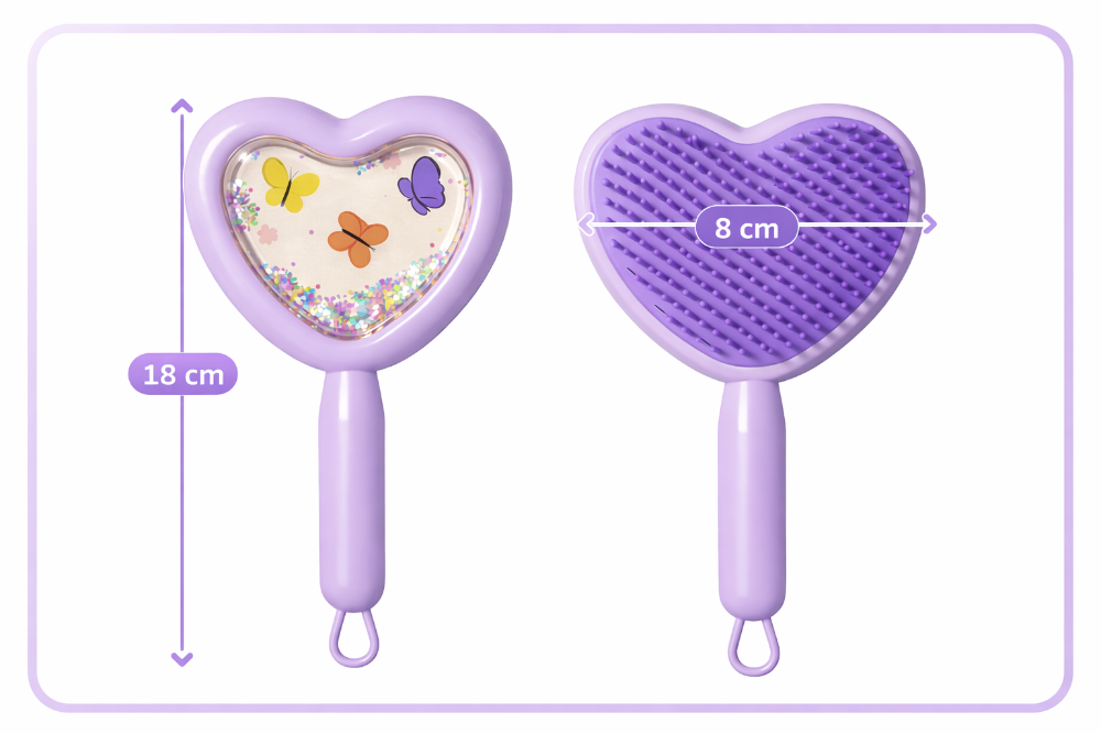 Cepillo Corazon para cabello