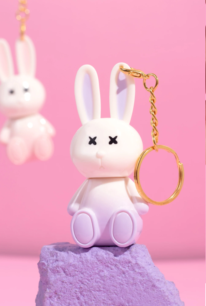 Lip Gloss Llavero Conejito Gege Bear Tono 4