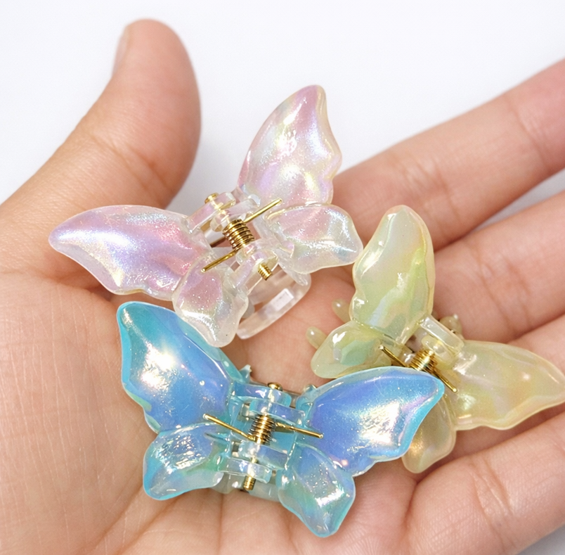 Mini Pinza Para Cabello Mariposa Unidad