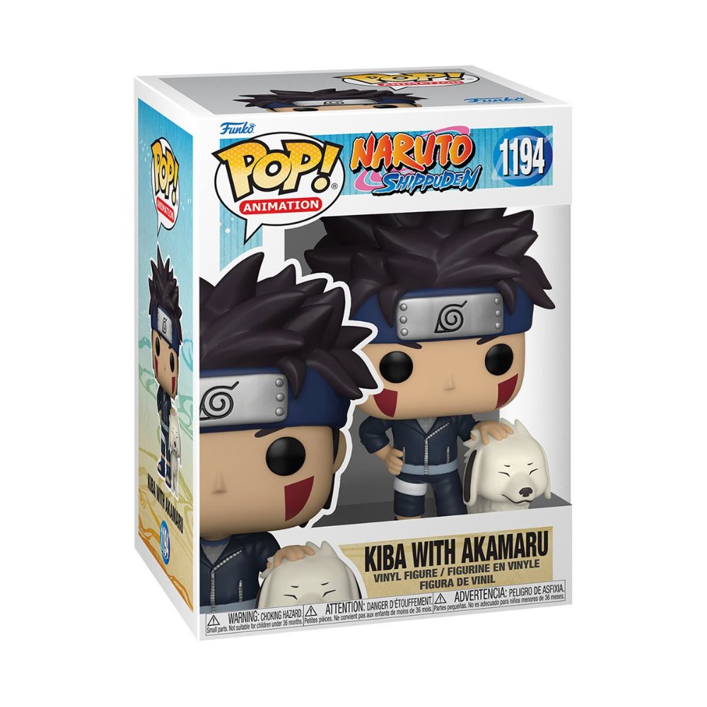 FUNKO POP #1194 KIBA CON AKAMARU NARUTO