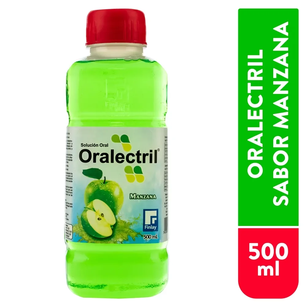 ORALECTRIL SABOR MANZANA ENV. 500 ML