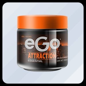 Gelatina ego en bote anaranjado