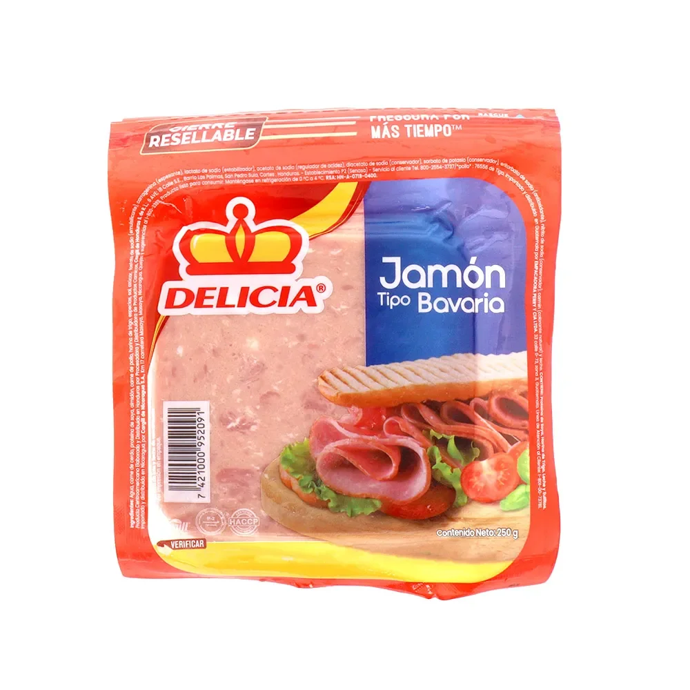 jamon bavaria delicia 198g