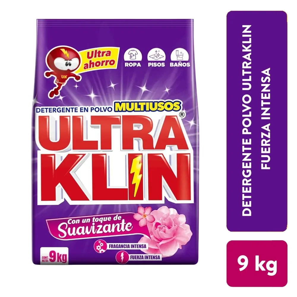Detergente ultraklin fuerza intensa pesado