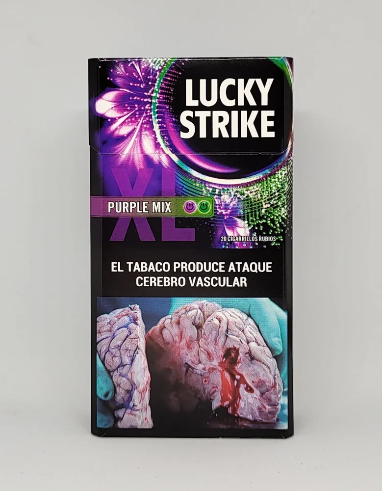 cigarros lucky strike morado paquete 20 unidades