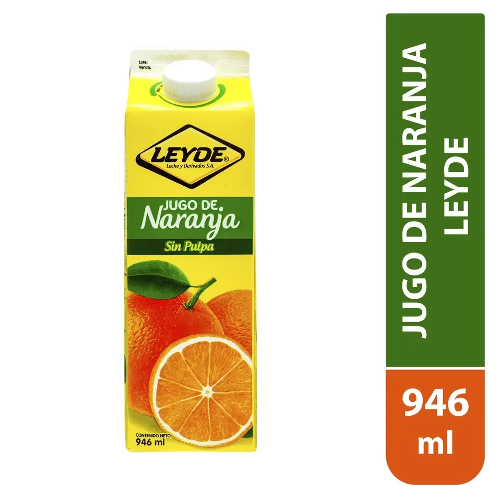 jugo leyde naranja litro